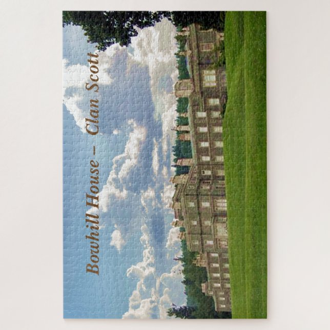 Quebra-cabeça Bowhill House Scottish Borders - Clan Scott (Vertical)