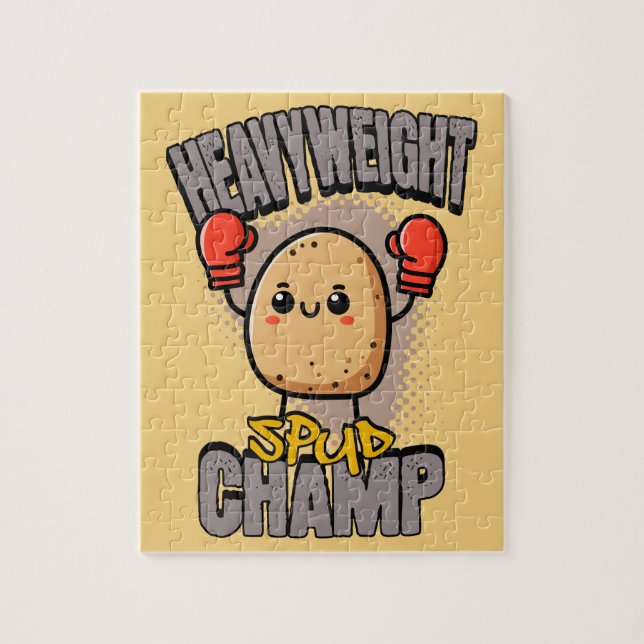 Quebra-cabeça Boxe de Batata Campeão Peso Pesado Spud (Vertical)