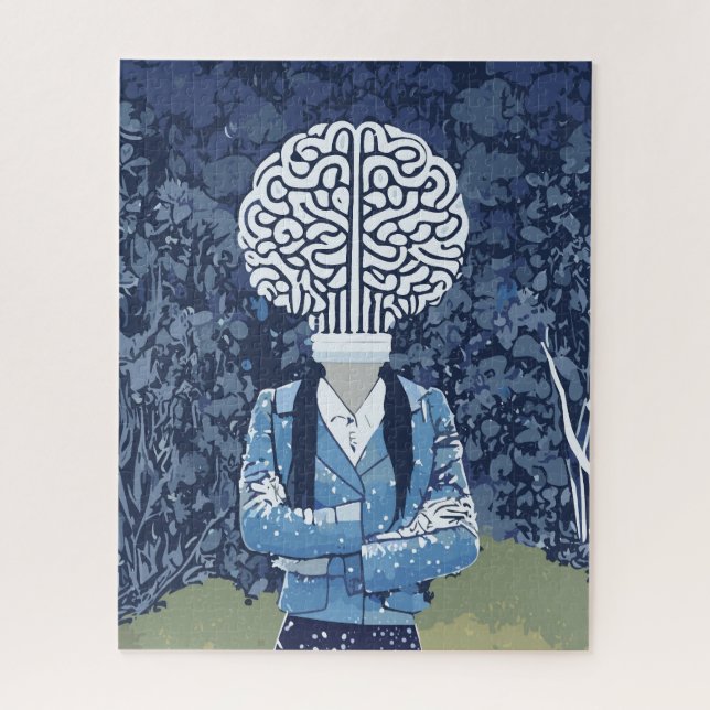 Quebra-cabeça Brainy Person (Vertical)