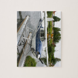 Quebra-cabeça Branco & plano do flutuador do marinho, Alaska