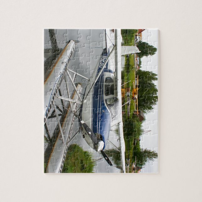 Quebra-cabeça Branco & plano do flutuador do marinho, Alaska (Vertical)