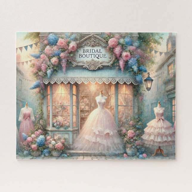 Quebra-cabeça Bridal Boutique Romantic Wedding Gowns Florals (Horizontal)