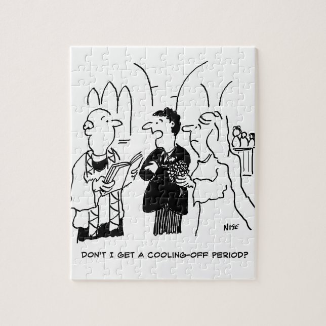 Quebra-cabeça Bridegroom quer um período de arrefecimento (Vertical)