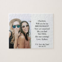 Bridesmaid / Maid of Honor Proposal Simple Photo