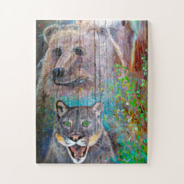 Quebra-cabeça Bridge Pier Art Oregon.