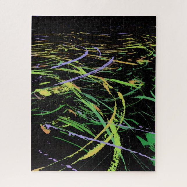 Quebra-cabeça Bright Abstract Waves (Vertical)