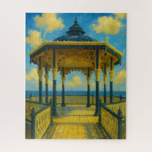 Quebra-cabeça Brighton Bandstand Glow - Pavilhão à beira-mar
