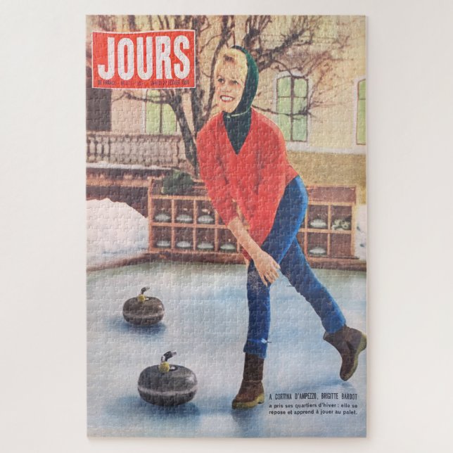 Quebra-cabeça Brigitte Bardot (Vertical)