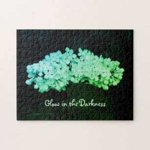 Quebra-cabeça Brilho na escuridão Lilases verdes
