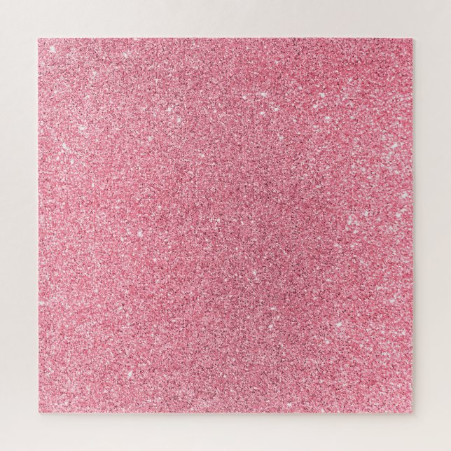 Quebra-cabeça Brilho rosa, textura de abstrato de Natal. (Vertical)