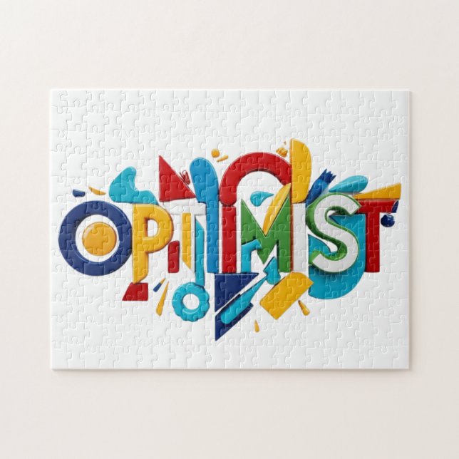 Quebra-cabeça Brinquedos & Jogos Puzzles Presente Optimista (Horizontal)