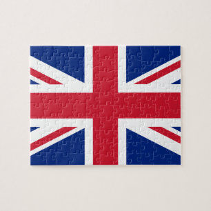 Quebra-cabeça British Flag e UK Union Jacks/fãs desportivos