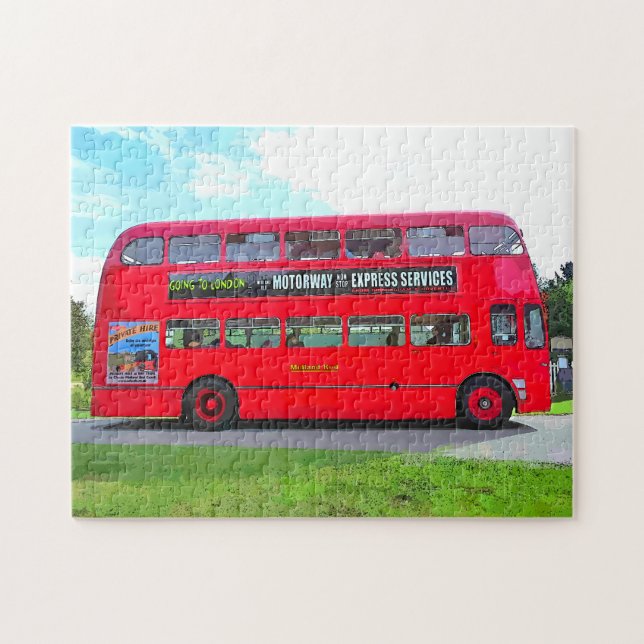 QUEBRA-CABEÇA BRITISH RED BUS (Horizontal)