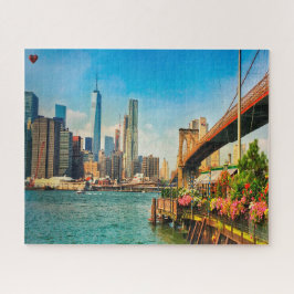 Quebra-cabeça Broklyn Skyline Nova York