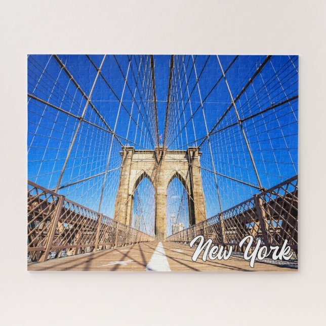 Quebra-cabeça Brooklyn Bridge, Nova Iorque, EUA (Horizontal)