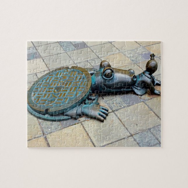 Quebra-cabeça Brooklyn Street Art. (Horizontal)