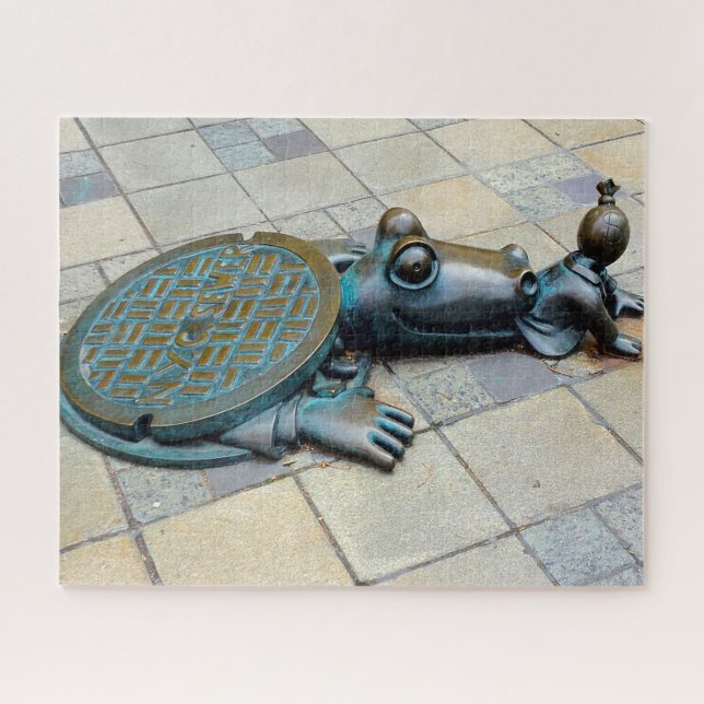 Quebra-cabeça Brooklyn Street Art. (Horizontal)