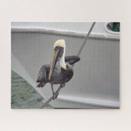 Quebra-cabeça Brown Pelican Balancing on a Rope, Florida Quebra-