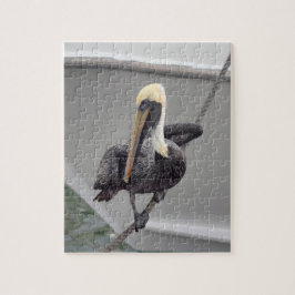 Quebra-cabeça Brown Pelican Balancing on a Rope, Florida Quebra-