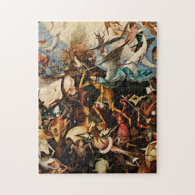 Quebra-cabeça Bruegel, O Velho - A Queda Dos Anjos Rebeldes (Vertical)