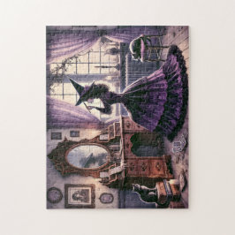 Quebra-cabeça Bruxa Antiquada na Academia Vanity Gothic