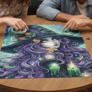 Quebra-cabeça Bruxa Celestial Mística
