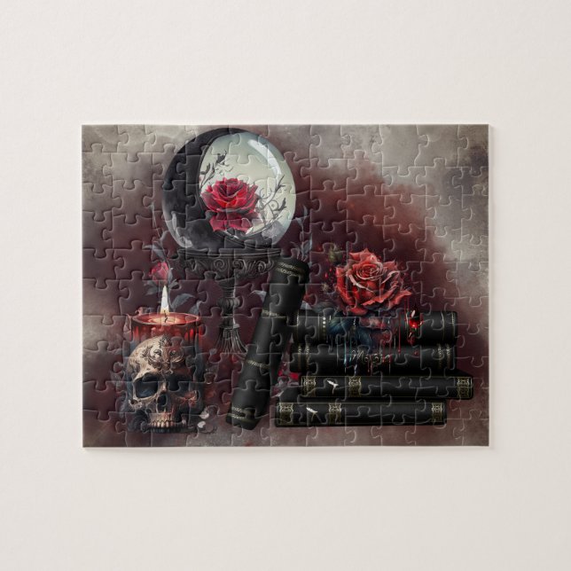 Quebra-cabeça Bruxaria | Magia Items Spellbooks and Crystal Ball (Horizontal)