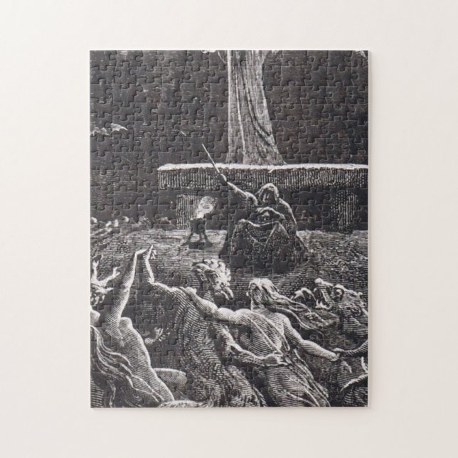 Quebra-cabeça Bruxas Dançando No Sabá (Vertical)