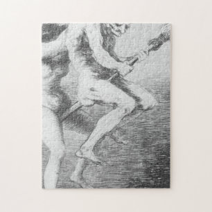 Quebra-cabeça Bruxas Em Uma Broomstick De Francisco Goya