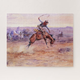 Quebra-cabeça Bucking Bronco (Amarrando um Cavalo Selvagem)