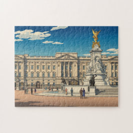 Quebra-cabeça Buckingham Palace Japanese Woodblock Print