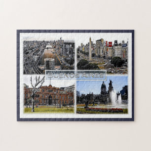 Quebra-cabeça Buenos Aires - Argentina - Mosaico -