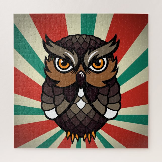 Quebra-cabeça Búho (Vertical)