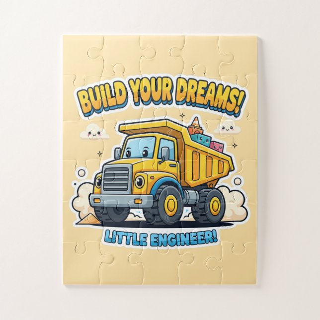 Quebra-cabeça Build Your Dreams! Little Engineer - Cheerful (Vertical)