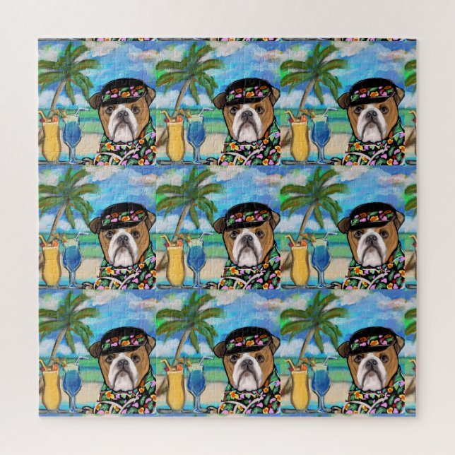 Quebra-cabeça Buldogue (Vertical)