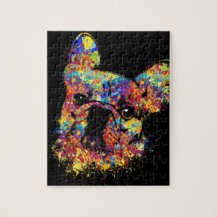 Quebra-cabeça Buldogue francês - cão de Frenchie