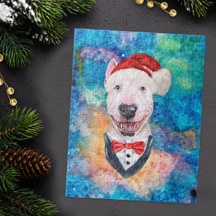 Quebra-cabeça Bull Terrier Raça Cão Natal