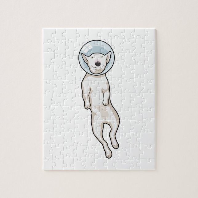 Quebra-cabeça Bull Terrier Space (Vertical)