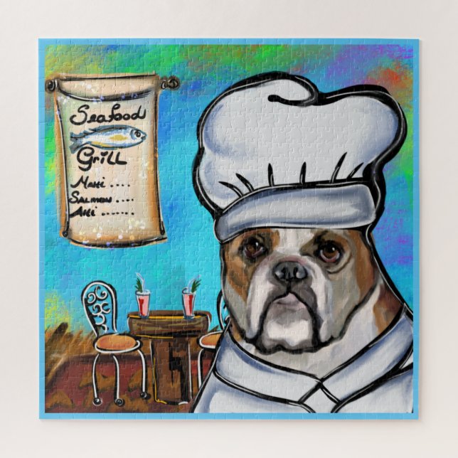 Quebra-cabeça Bulldog             (Vertical)