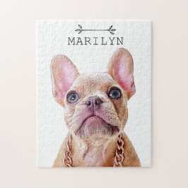 Quebra-cabeça Bulldog Francês Personalizado | Fresco francês