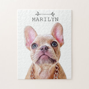 Quebra-cabeça Bulldog Francês Personalizado   Fresco francês