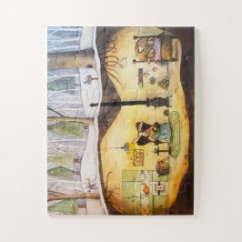 Quebra-cabeça Bunny Hibernação 11x14 (30 Grandes P