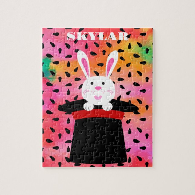 Quebra-cabeça BUNNY MAIS LESTE NESSA PERSONALIZAÇÃO. Quebra-cabe (Vertical)