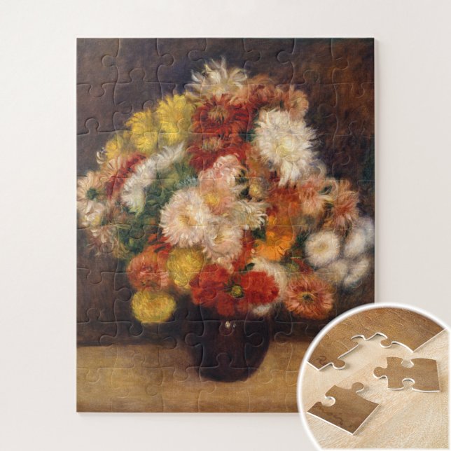 Quebra-cabeça Buquê de Chrysanthemums Renoir (Criador carregado)