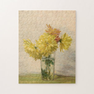 Quebra-cabeça Buquê de Flores Amarelas   Edward Herbert Barnard