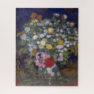Quebra-cabeça Buquê de Flores em um Vaso   Van Gogh  