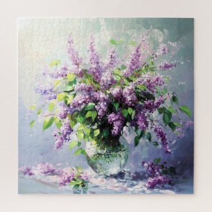 Quebra-cabeça Buquê de Lilás em Flor de Lavanda
