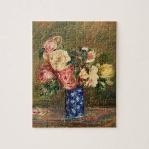 Quebra-cabeça Buquê de Rosas por pintura impressionista do Renoi