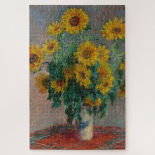 Quebra-cabeça Buquê do Monet de Sunflower