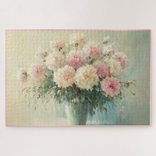 Quebra-cabeça Buquê Floral de Pastel Suave